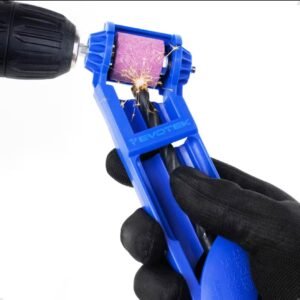 Afiador de Brocas LD Universal 2 a 12,5mm Adaptável em Furadeira kits com 5 Rebolos de Pedra extra