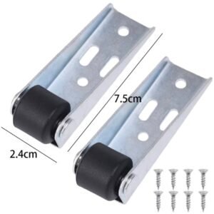 Suporte de Roda Inferior para Porta Deslizante de Fábrica, Rolo Silencioso Universal, Ferramenta de Elevação de Porta