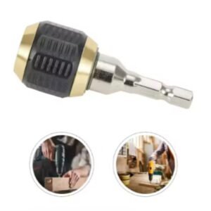 Mandril Adaptador Broca Acoplamento Engate Rápido para Ferramenta Parafusadeira Furadeira Chave