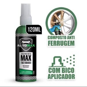 Tira Ferrugem Automotivo Automax Remove Ferrugens de Corrente e Peças 120ml