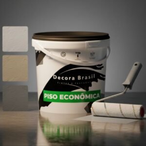 Tinta Piso Econômica Base d'água Externa Interna Decora Brasil Concreto Chão 3,6L LATA.