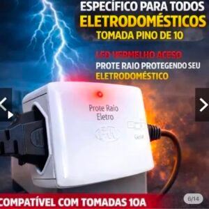 Protetor Contra Raios surtos picos - alta tensão - Eletro